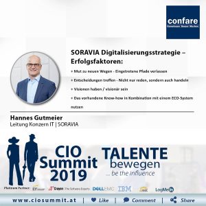 Meme CIO Summit 2019 - Hannes Gutmeier