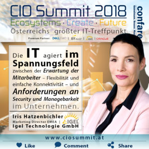CIO Summit - IGEL - IT im Spannungsfeld