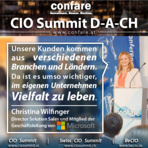 CIO DACH - Christina Wilfinger: Vielfalt im Unternehmen leben