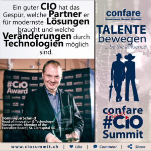 Swiss CIO Summit - Domnique Schmid