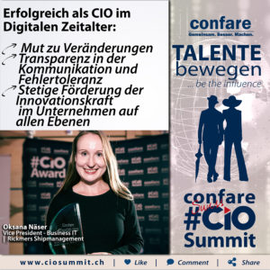Swiss CIO Summit - Oksana Näser