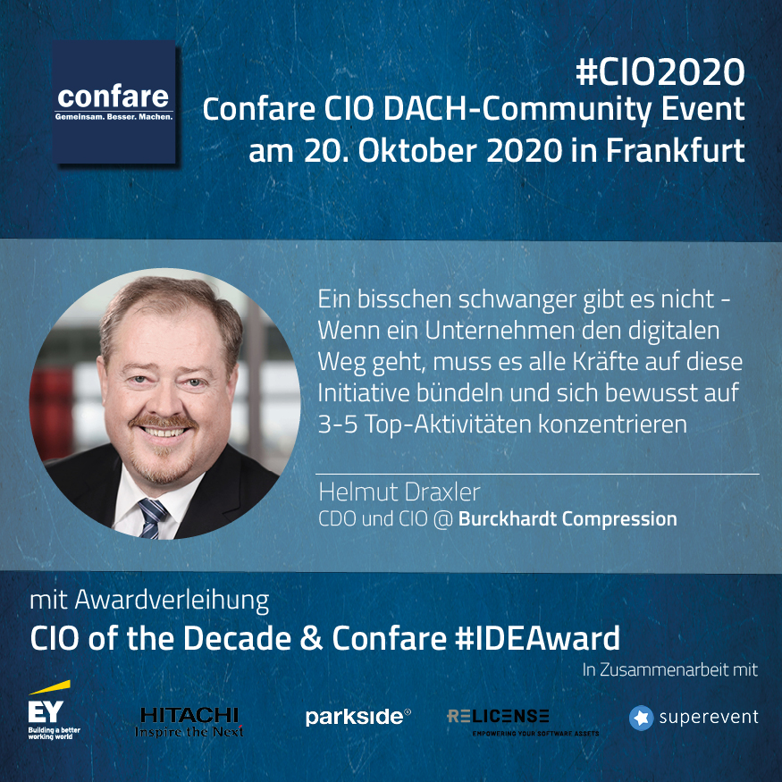 Helmut Draxler (CDIO, Burckhardt Compression Group)