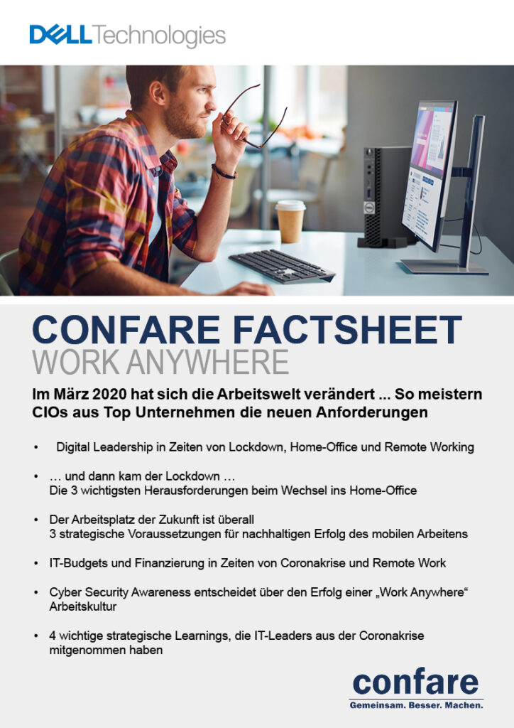 Confare Factsheet Work Anywhere - DELL technologies