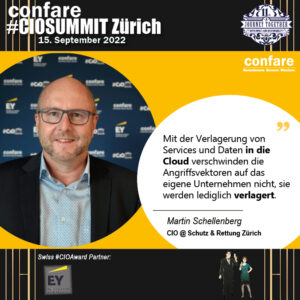 CIOSUMMIT Zürich 2022 - Martin Schellenberg